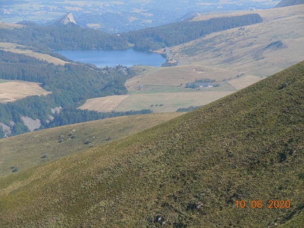Vue sur le lac Guéry